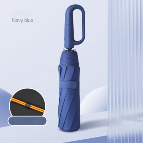 Gyios umbrella Compact Portable Foldable For Adults Wind Resistant Men Women On Travel Rainy Days-red-iron — view 2