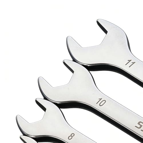 Ultra Thin Metric Wrench Set 10 Pieces Motorcycle Repair Tool — view 6