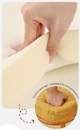 U-Shaped Non-Slip Seat Cushion Thick & for Kitchen Dining Garden Office 5-Pack (43x40x8cm) - Comfortable Support for Long Hours — view 4