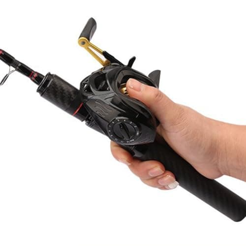 Kivivaka Portable Carbon Fiber Fishing Rod 15m -Light Telescopic Pole with Anti-Slip Cork Handle Travel — view 6