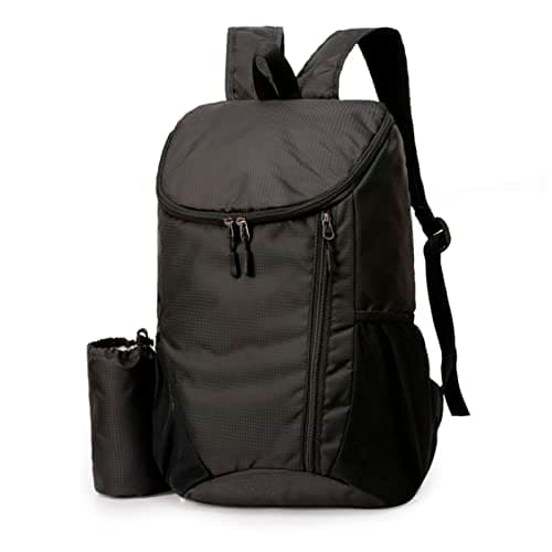 Lightweight Foldable Backpack Packable Hiking Rucksack Waterproof Durable Small Travel Daypack for Outdoor Sport Camping Biking Walking for Men Women Kids - Blue Green Grey Orange — view 2