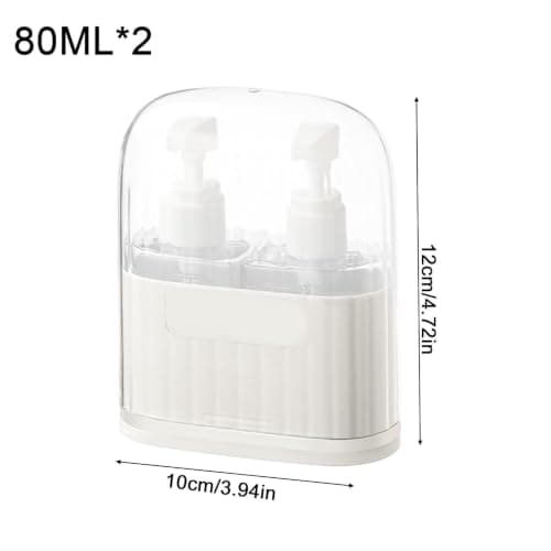 Travel Bottle Set Made of Leakproof ABS for Toiletries, Tested — view 3