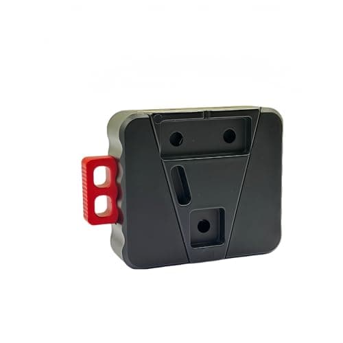 LSYRIA Mini V-Lock Assembly Kit, V-Mount Battery Plate Quick Release Set with 1/4"-20 Threaded Holes, Lightweight Aluminum Mounting System for Camera Cages, Rigs, Monitors, and Accessories — view 4