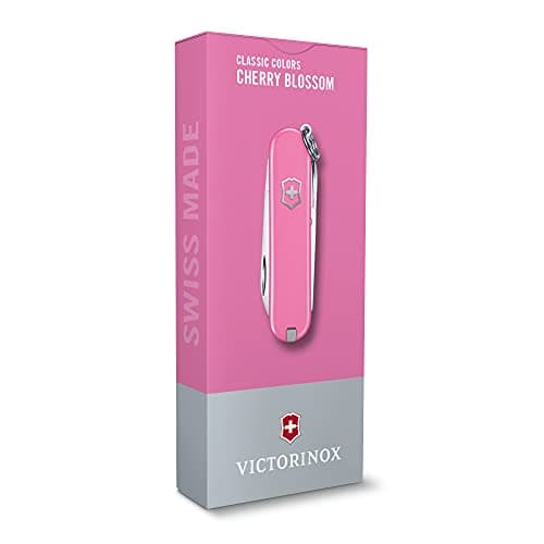 Victorinox Swiss Army Knife Classic SD Mini Pocket Knife, 7 Functions, Pink — view 4