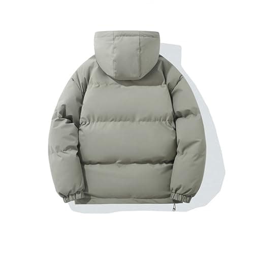 Anbiryeik Women Winter Puffer Down Jacket Hooded Waterproof Quilted Short Coat with Pockets Lightweight Ladies Parka Jackets Zip Up Windproof Packable Casual Warm Outwear for Travel Outdoor Green L — view 3