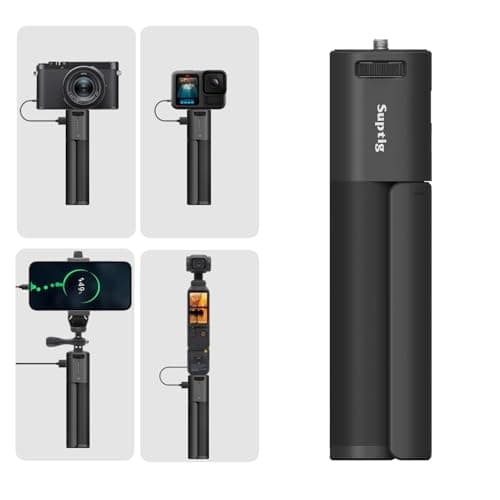Suptig Handle Power Bank Mount 10000mAh Battery Comptible for Gopro, Canon, DJI Action, Insta 360, Phone, Sony, Kodak Digital Camera, Phone etc. — view 2