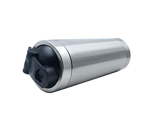 Getagift Personalised Dear Daddy, Love You to The Moon and Back, Dad, Godfather-ANY NAME/IMAGE, Father’s Day, Birthday Present 500ml Aluminium Shaker Bottle. (Silver) — view 2