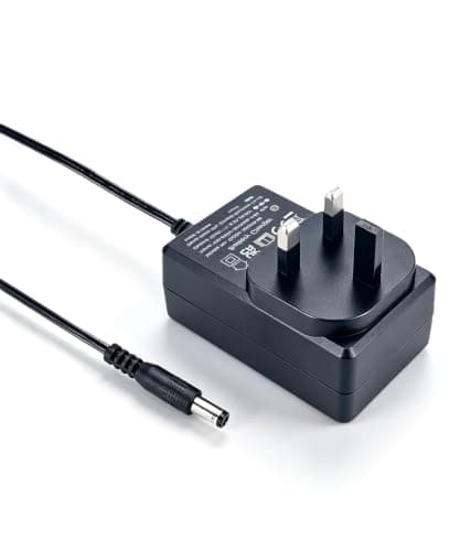 YT UK Plug DC Power Adapter Charger for Lawn Mower Battery