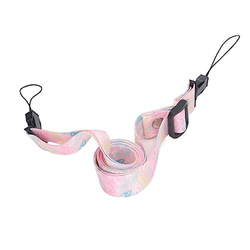 Camera Strap, 1.2m Camera Strap Belt, Printed Pattern Multifunctional Shoulder Neck Strap for POLAROID Mini 12 11 8 9 Camera (Pink Graffiti) — view 6