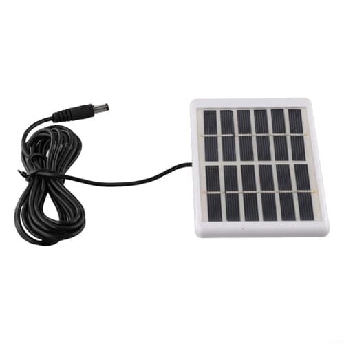 SiSinkal 5W 6V Polycrystalline Solar Panel with Frame and DC5521 Cable, Solar Charger for Outdoor Camping, Hiking, Travel, Mobile Devices, Batteries and Power Banks — view 5