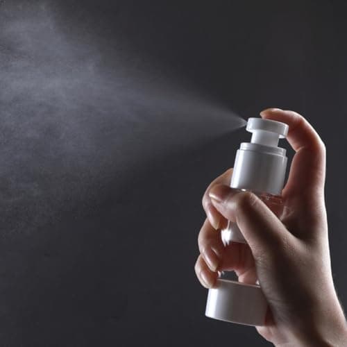 Gatuida 3pcs 15ml Press Pump Spray Bottles with Silver Trim, Refillable Travel Sunscreen Spray Bottles for Cosmetics Subpackaging and Skincare Liquid — view 2