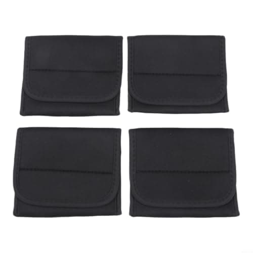 Tidgel Black Bicycle Pedal Cases Standard Size Fit