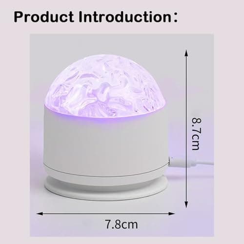 Neioaas 2 in 1 Northern Lights Projector, 16 Color Aurora Night Light Projector,Remote Galaxy Light Projector,USB Recharge Ocean Wave Projector for Playroom Birthday Kids Teen Gift (Aurora & Wave) — view 3