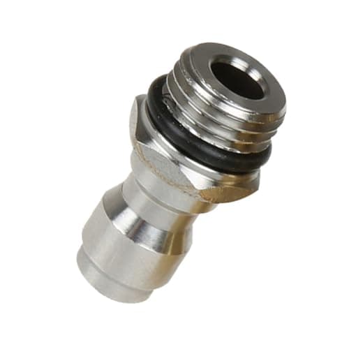 KHBUAB 2pcs 1/4 Inch Quick Coupler Male Plug Stainless Steel Adapter