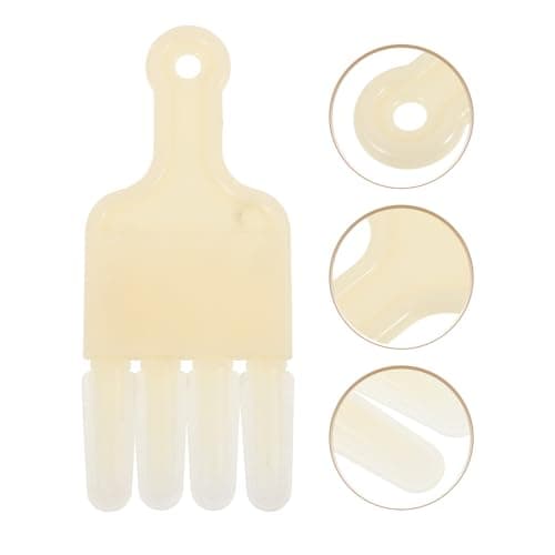 TEHAUX Honey Scrape Pen Royal Jelly Extractor Outdoor Beekeeping Tool White Plastic Multi-row Design Enhances Beekeeping Efficiency — view 3