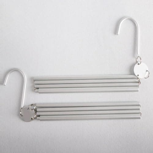 Aluminum Alloy Clothes Hangers 3pcs Lightweight Foldable — view 3