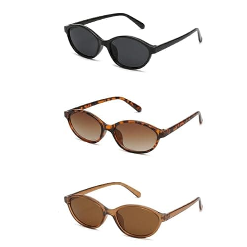 iohsxae Vintage Cat‑Eye Sunglasses for Women, Lightweight UV400 Protection Sunglasses for Beach Festival Travel Outdoor Daily Wear