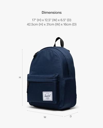 Herschel Classic Backpack, Navy, One Size — view 2