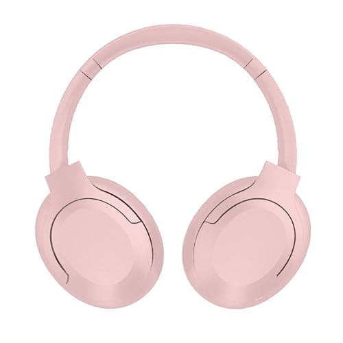groov e Rhythm Wireless Headphones - Active Noise Cancelling Headphones with 32Hrs of Audio Playback - Bluetooth & 3.5mm Audio Jack - Pink — view 3