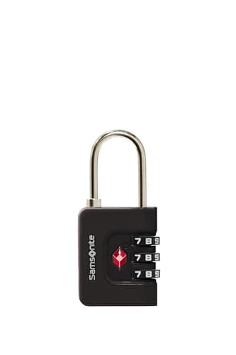 Samsonite TA Revolution - TSA Combination Lock with 3-Digit Code, Secure Luggage Lock for suitcases & Bags, Suitcase Lock, Black — view 2