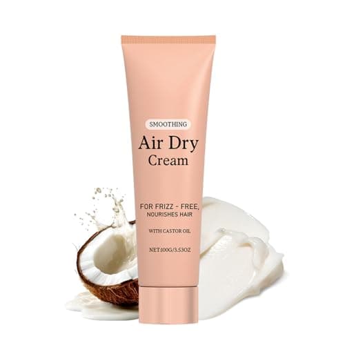 Smoothing Air Dry Cream for Hair,Cream for Frizzy Hair,Frizz Control Hair Conditioner for Long-Term Care,Lightweight Styling Cream Frizzy HairSmoothing,Weightless Styling Cream (1pcs, One Size)