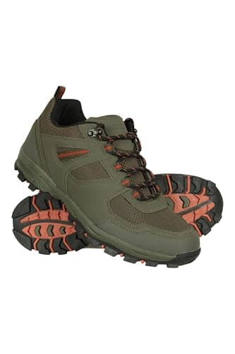Mountain Warehouse McLeod Mens Wide-Fit Walking Shoes Khaki 9