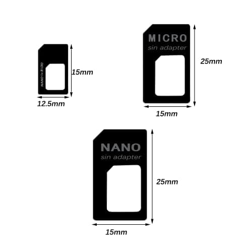 3 in 1 Nano SIM Card Adapter, SIM Card Adapter Kit, Sim Adapter Set Sim Card Adapter with SIM Ejector Pin Compatible with Mobile Phone — view 2