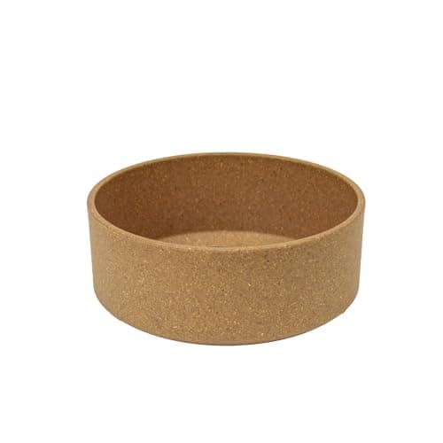 Ancol Pet Bamboo Bowl 650ml with Non Slip Base - Eco Friendly Dogs Cats Dish Feeder - Dishwasher Safe and Easy to Clean