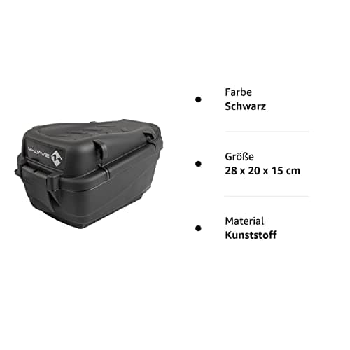 M-Wave Amsterdam Easy Bicycle Top Case - Black, Small — view 4