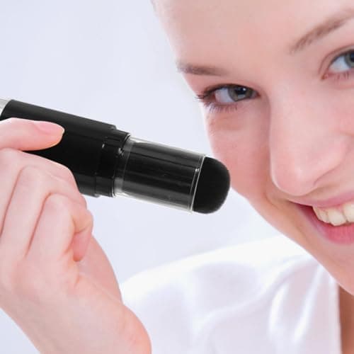 2pcs Travel Makeup Brush Kit with Refillable Bottle Jar, Black — view 4