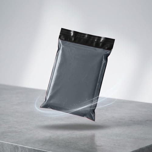 iSOUL 10x Large Mailing Bags, 17x24 Strong Large Vinted Mailing Postal Postage Bags [Use in Parcel, Delivery, Shipping, Mail, Package] [43.2cmx61cm] Grey Bag — view 5