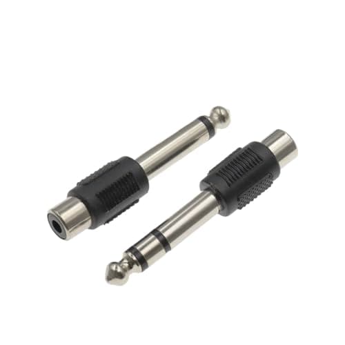 1PCS Female Socket Turn 3.5MM Stereo Plug Audio Adapter 6.3MM Stereo Plug To Socket 2 In 1 Stereo Connector(Lavender) — view 5