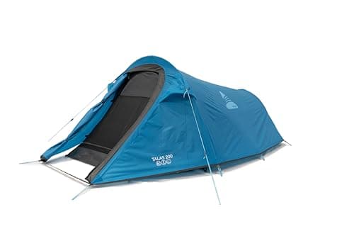 Vango Talas 300 Tunnel Tent [Amazon Exclusive] Easy To Pitch 3 Man Tent Waterproof for Adventure Camping, River Blue