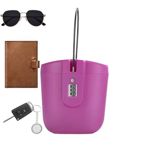 Beach Safe For Valuables, 2L Combination Security Case Lock Bucket, Waterproof Anti-Theft Travel Safe, For Stowing A Wallet, Cell Phone,Sunglasses,Keys,ID Cards,Driver’s License,Credit Cards,Gewelry — view 6