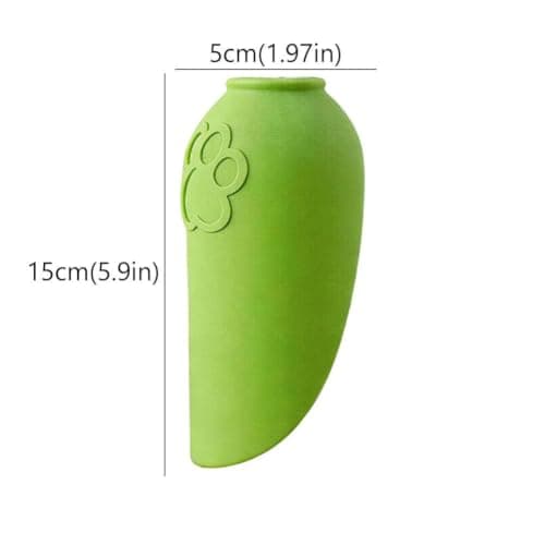 2 PCS Dog Travel Water Bottle Adapter, Leakproof Foldable Leaf Pet Dispenser Cap,BPA-free, Dog Water Bottles for Walking,Outdoor,Travel,Hiking (Green) — view 6