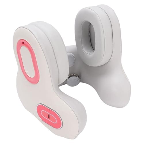 Heating U Shaped Travel Pillow with Noise Canceling Bluetooth for Airplane Car - ABS Black