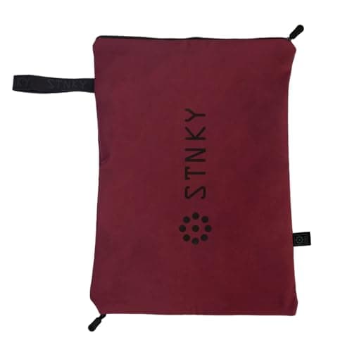STNKY Bag Pro - Laundry Bags With Zips, Handles and Internal Mesh Bag for Travel, Yoga, Healthcare, Gym Kit, Laundry (Standard, Burgundy) — view 2