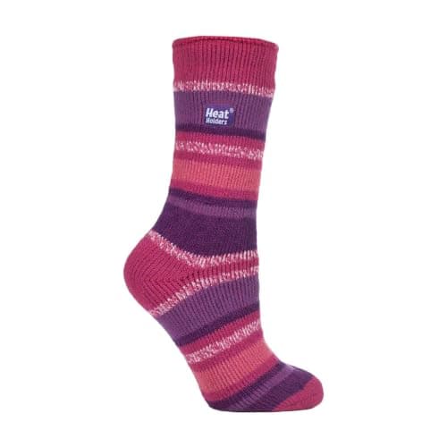 HEAT HOLDERS - Ladies Thermal Socks for Winter | Outdoor & Indoor Socks | Cuddly & Fluffy | Gifts for Women (4-8 UK, Fantasia Pink)