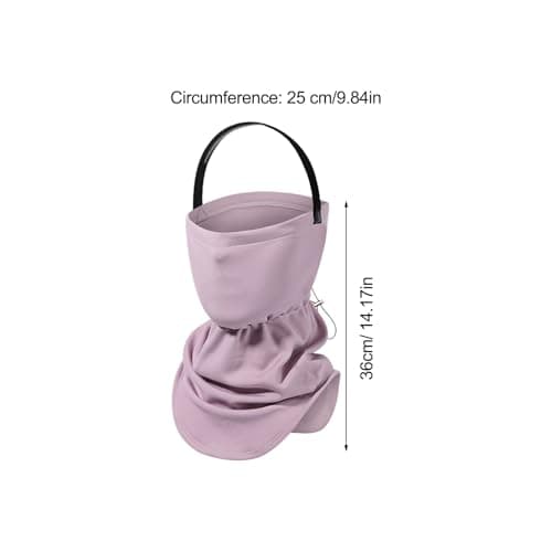 Générique Motorcycle Neck Warmer - Adjustable Breathable Windproof Warm Winter Neck Warmer with Drawstring for Motorcycle Cycling Daily Travel Shuttle Work Hiking Skiing, purple, Se référer au — view 5