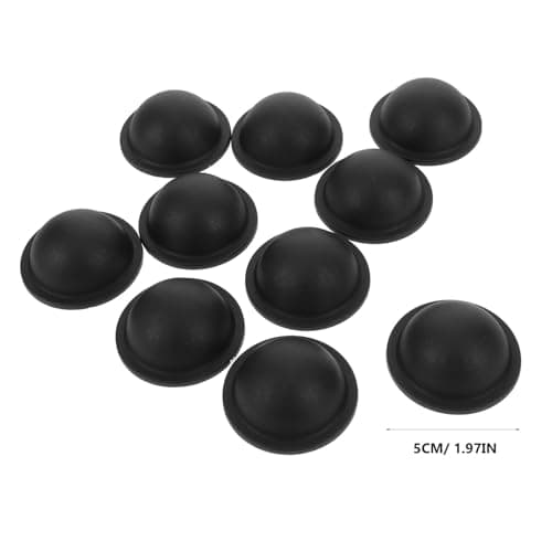 20pcs Plastic Luggage Feet Pads round PP Replacement Studs — view 2