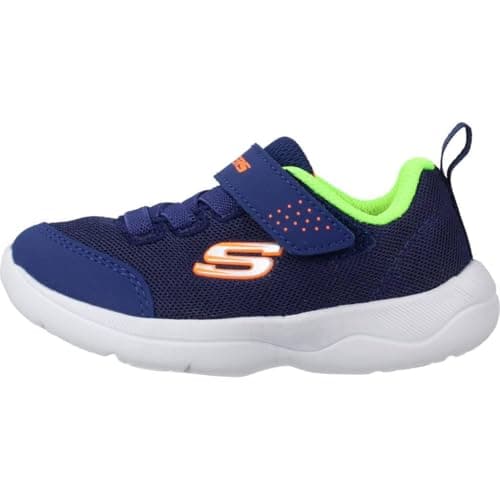 Skechers Boys' Mini Wanderer Trainer, Navy, 8 UK Toddler — view 3