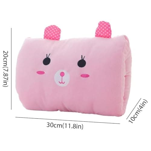 Kids Cartoon Hand Warmer Pillow-Winter Plush Hand Pillow Hand Warmer, Soft Cotton Kids Travel Pillows (A) — view 2