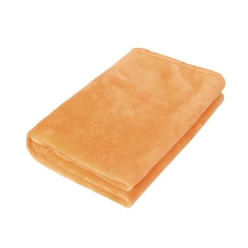 Soft Solid Color Blanket For Kids Cozy Lightweight Warm Throw 50X70CM Perfect For Nursery Bedroom Travel (Gold, One Size)