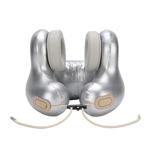 Naroote Travel Neck Pillow with Magnetic Ear Cushions