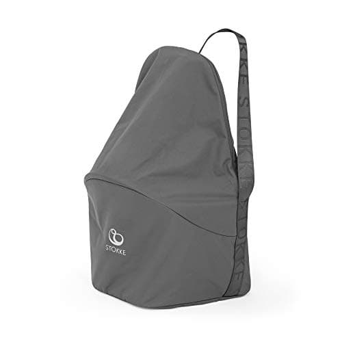 Stokke Clikk Travel Bag - Portable High Chair Accessory for Travel & Storage - Hands-Free Carry Handle, Protective Leg Pockets, Machine Washable, Dark Grey