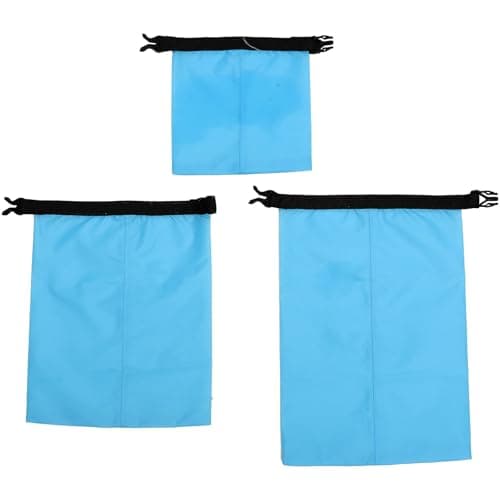 GRIRIW Waterproof Dry Bag Blue 1.5l 2.5l 3.5l Nylon 3pcs Set