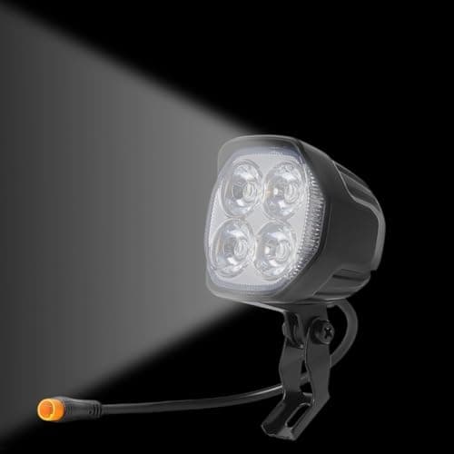 for kukirin for g2pro DB Scooter Headlight - High Power 1000lm LED Front Lamp IPX6 Waterproof with Secure Mount - for impact Resistant ABS Case for Safe Night Travel — view 5
