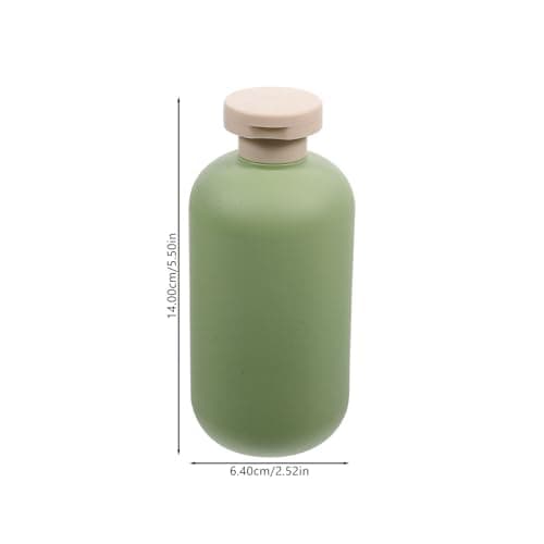Beatifufu 2pcs 300ml Green Flip Top Pe Pp, Back to School Decorations — view 2