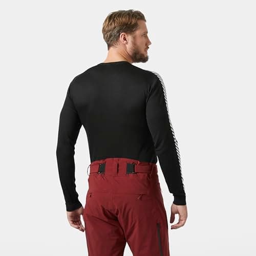 Helly Hansen Men's HH Lifa Stripe Crew Base Layer, Black, M — view 5