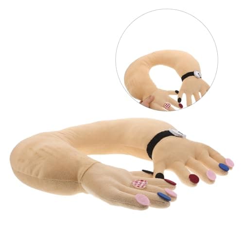 Toyvian Funny Novelty Shaped U-shaped Neck Pillow for Travel Airplane Car Ergonomic Napping Pillow for Sleeping — view 5